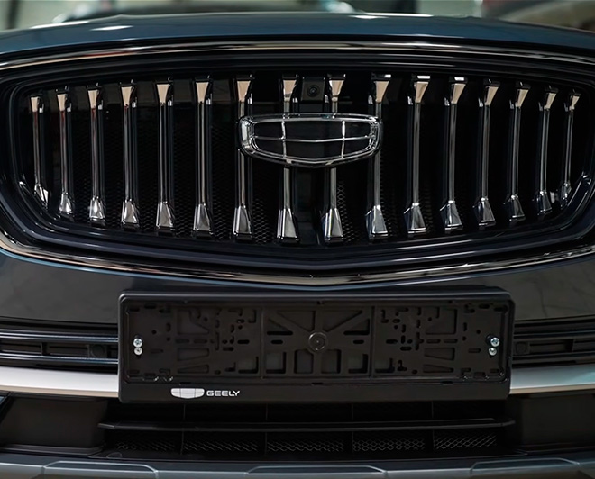 Установка защитных сеток радиаторов Geely, установка установка сеток в бампер Джили