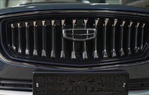 Установка защитных сеток радиатора Geely