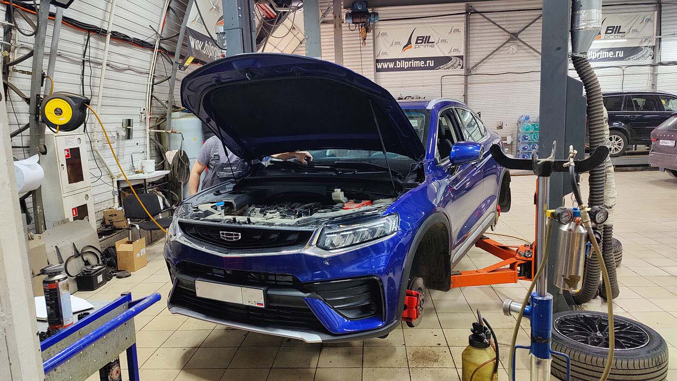 Техническое обслуживание Джили Тугела (ТО Geely Tugella)